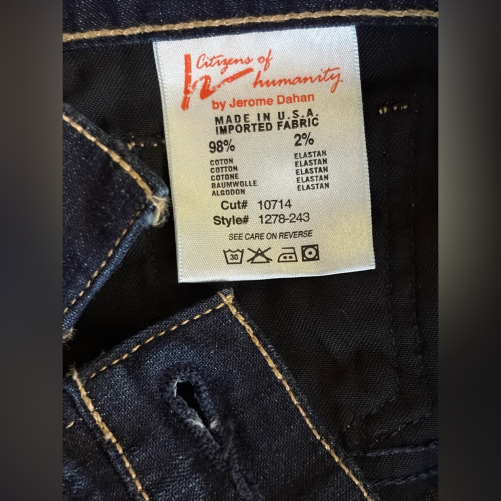 Citizens of Humanity Women's Ava Low Rise Straight Leg Jean - Picture 8 of 9